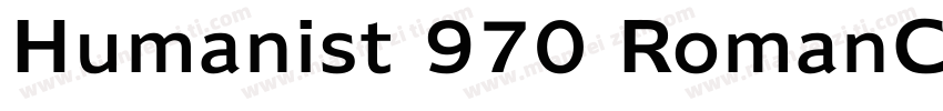 Humanist 970 RomanC字体转换